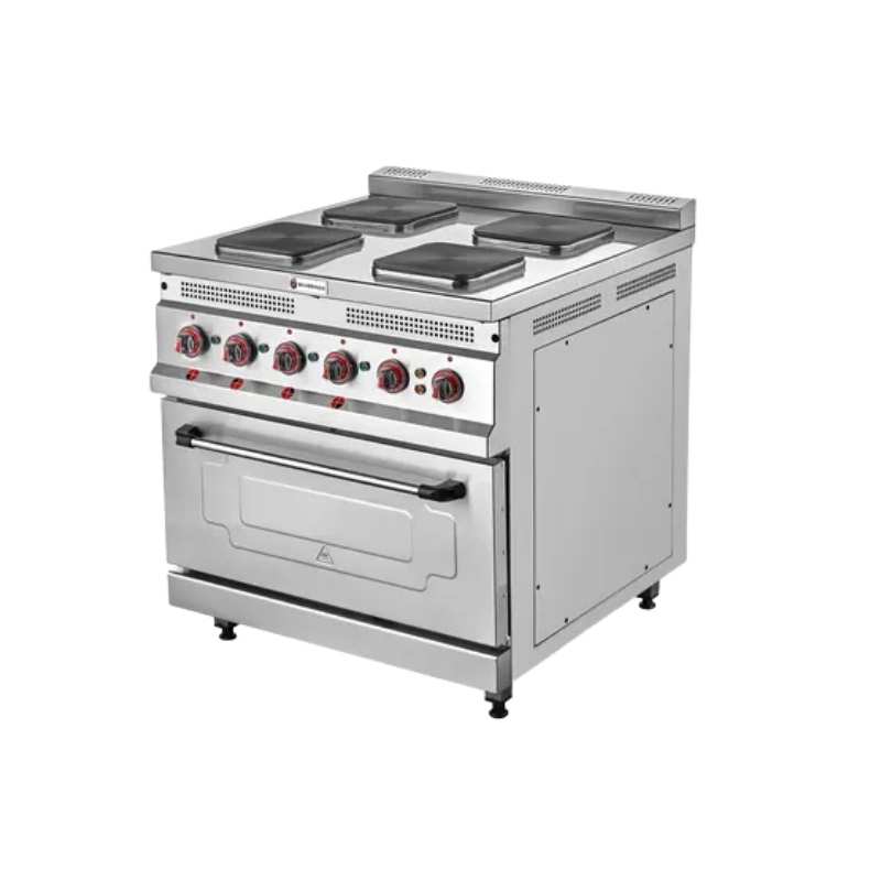 Işıkgaz Silverinox E-100 4 Gözlü 100*100 Cm Elektrikli Fırınlı Kuzine Ocak